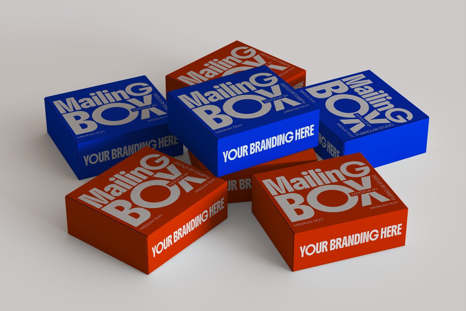 Mailing Box Mockup