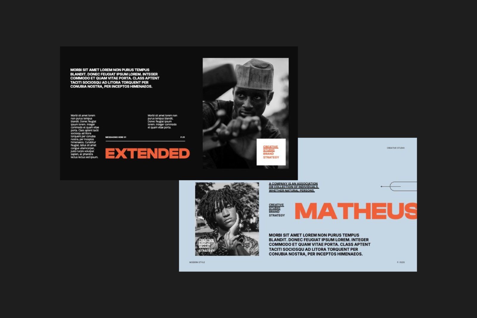 Matheus - Brand Identity Google Slides