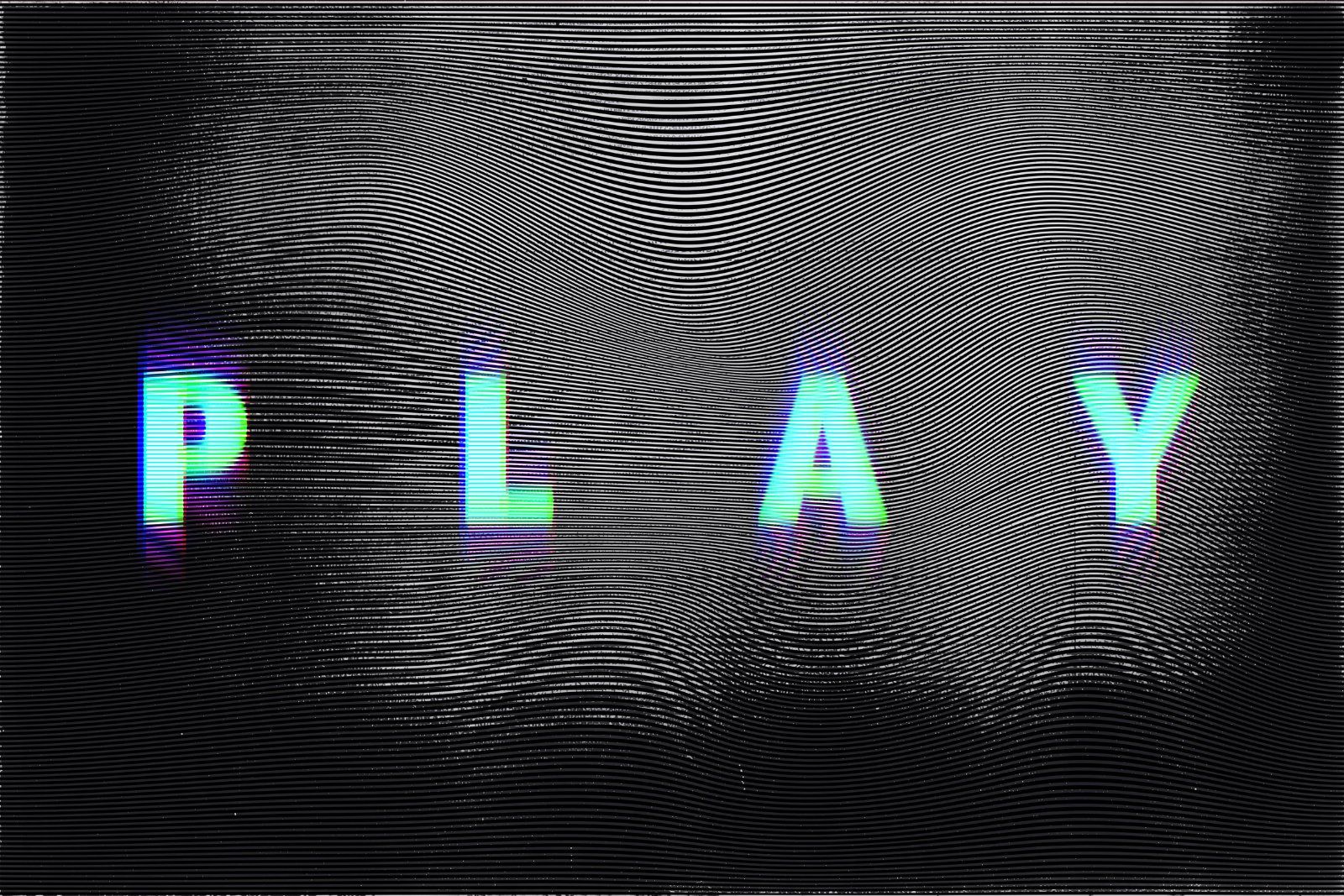 Dissolving Psychedelic Text Effect