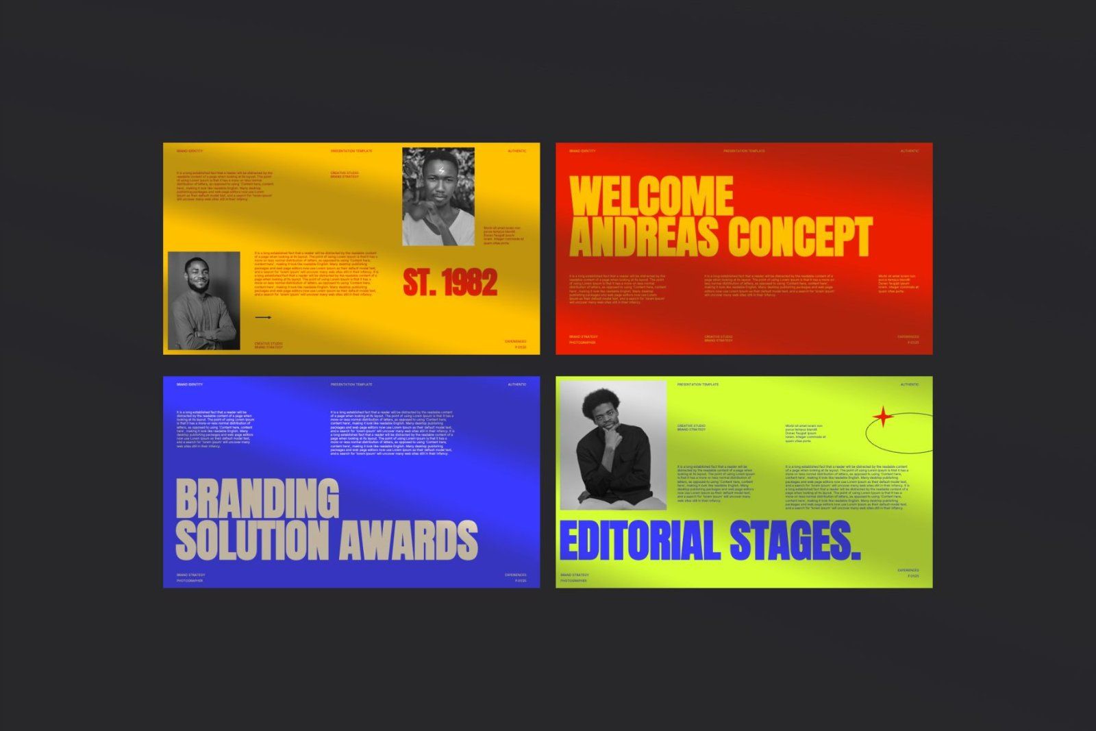 Andreas - Brand Portfolio Google Slides