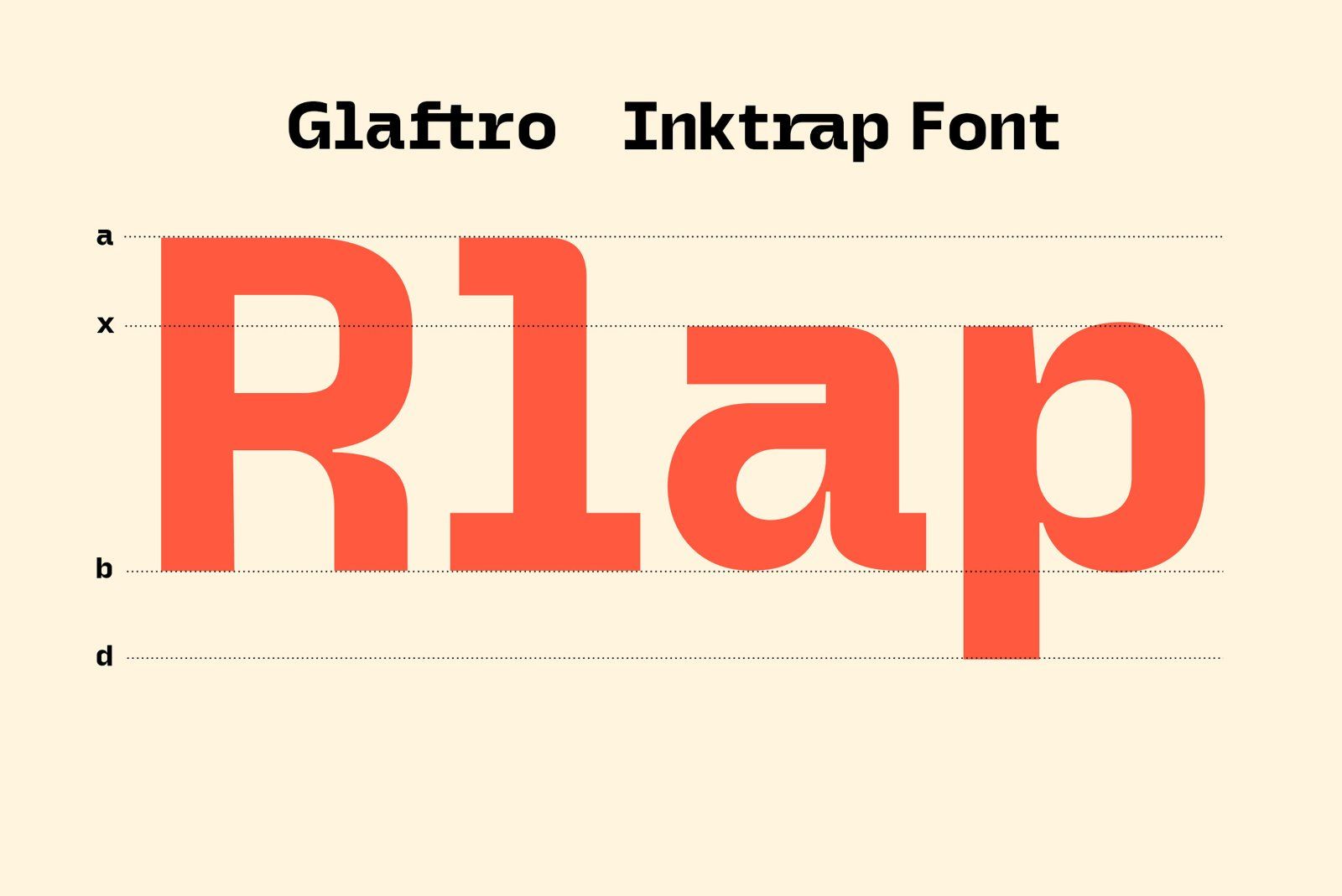 Glaftro - Inktrap Font — image 2