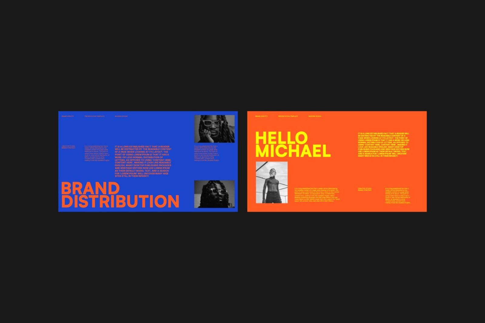 Michael - Brand Portfolio Google Slides