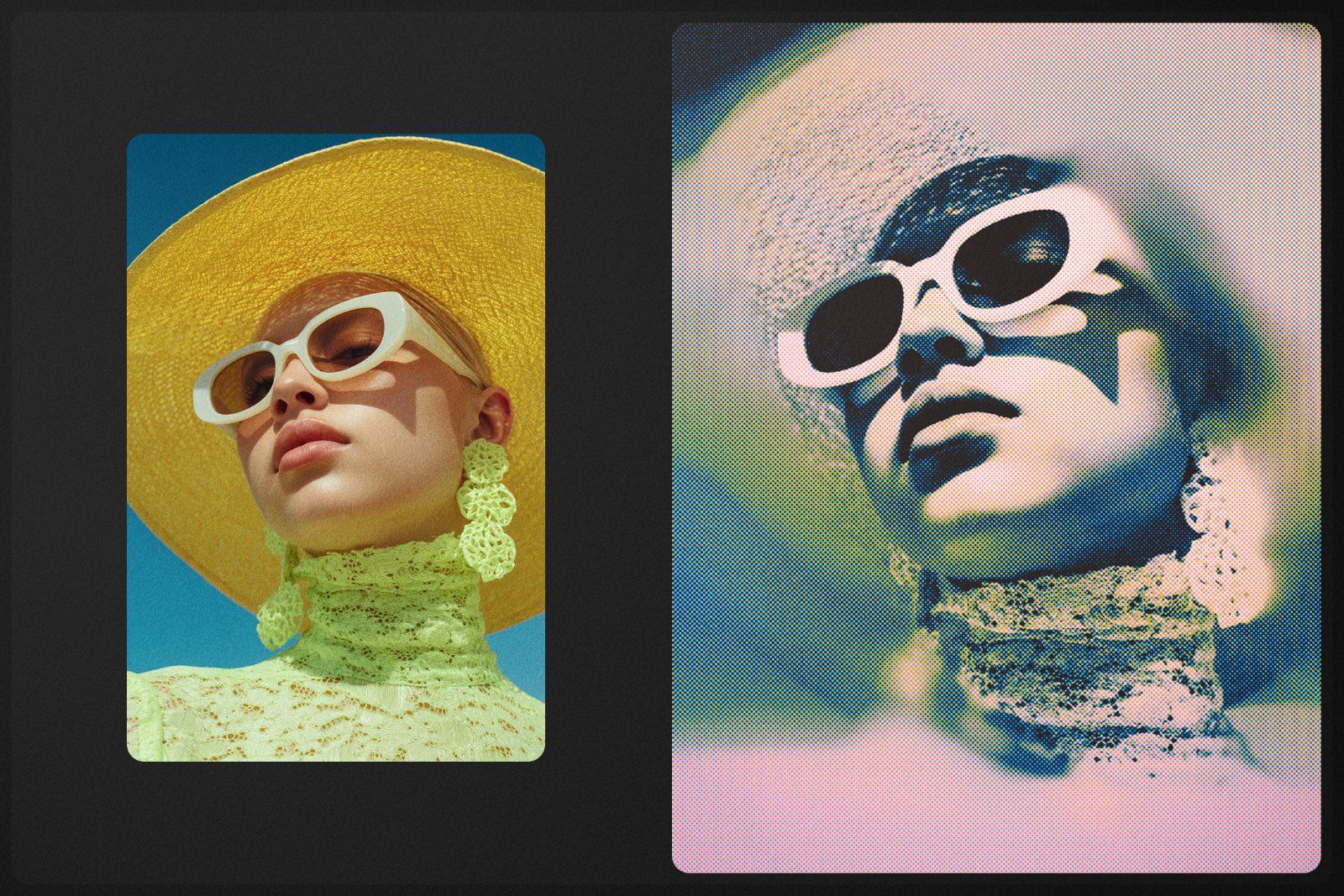 Grainy Halftone Effect