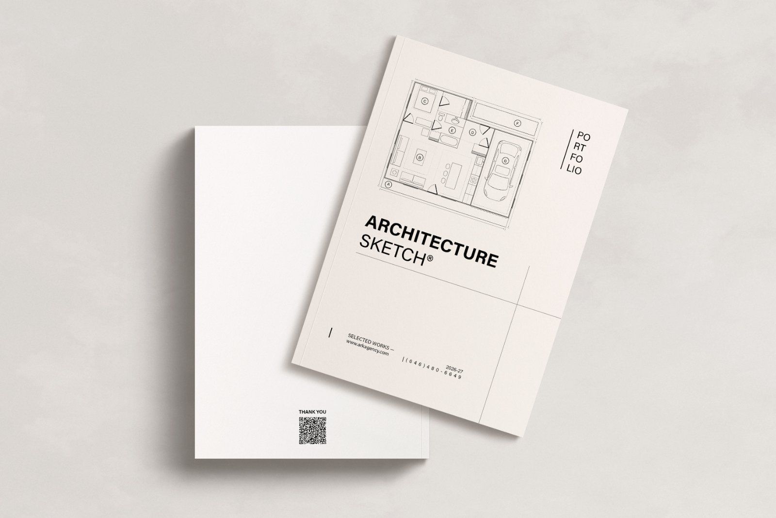 Architecture Sketch Design Portfolio Template