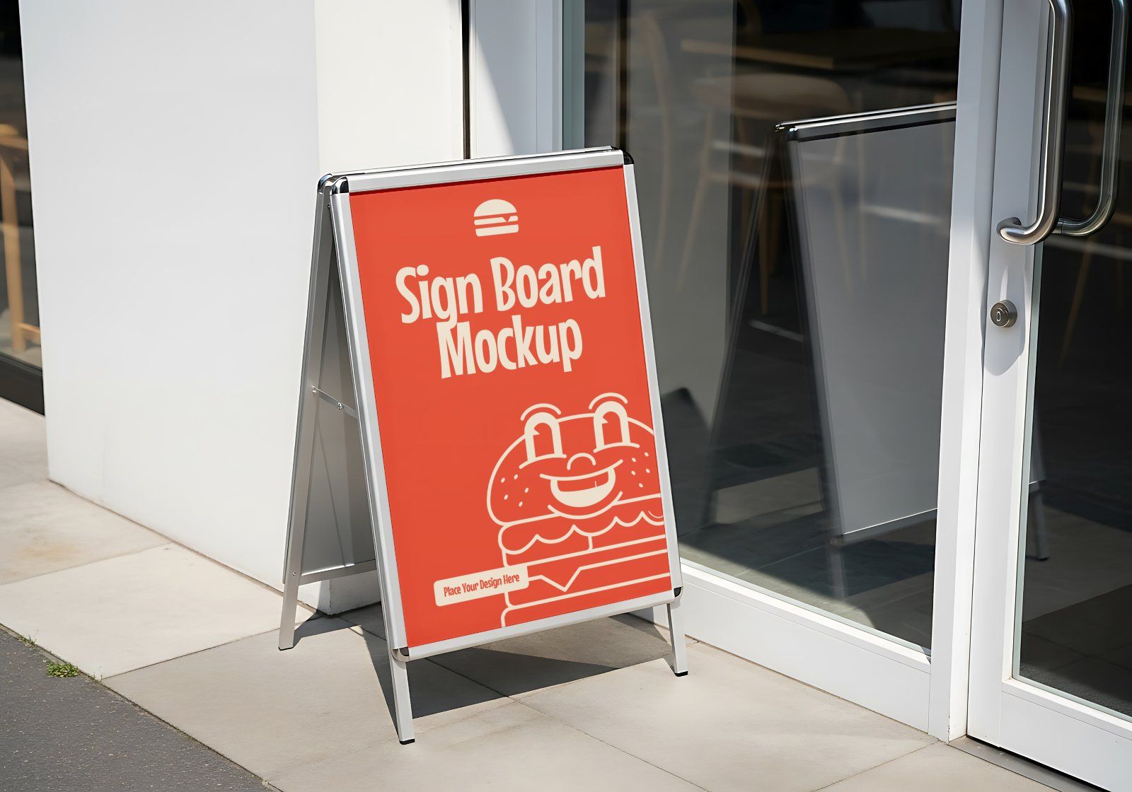 Premium Branding Big Burger Mockup