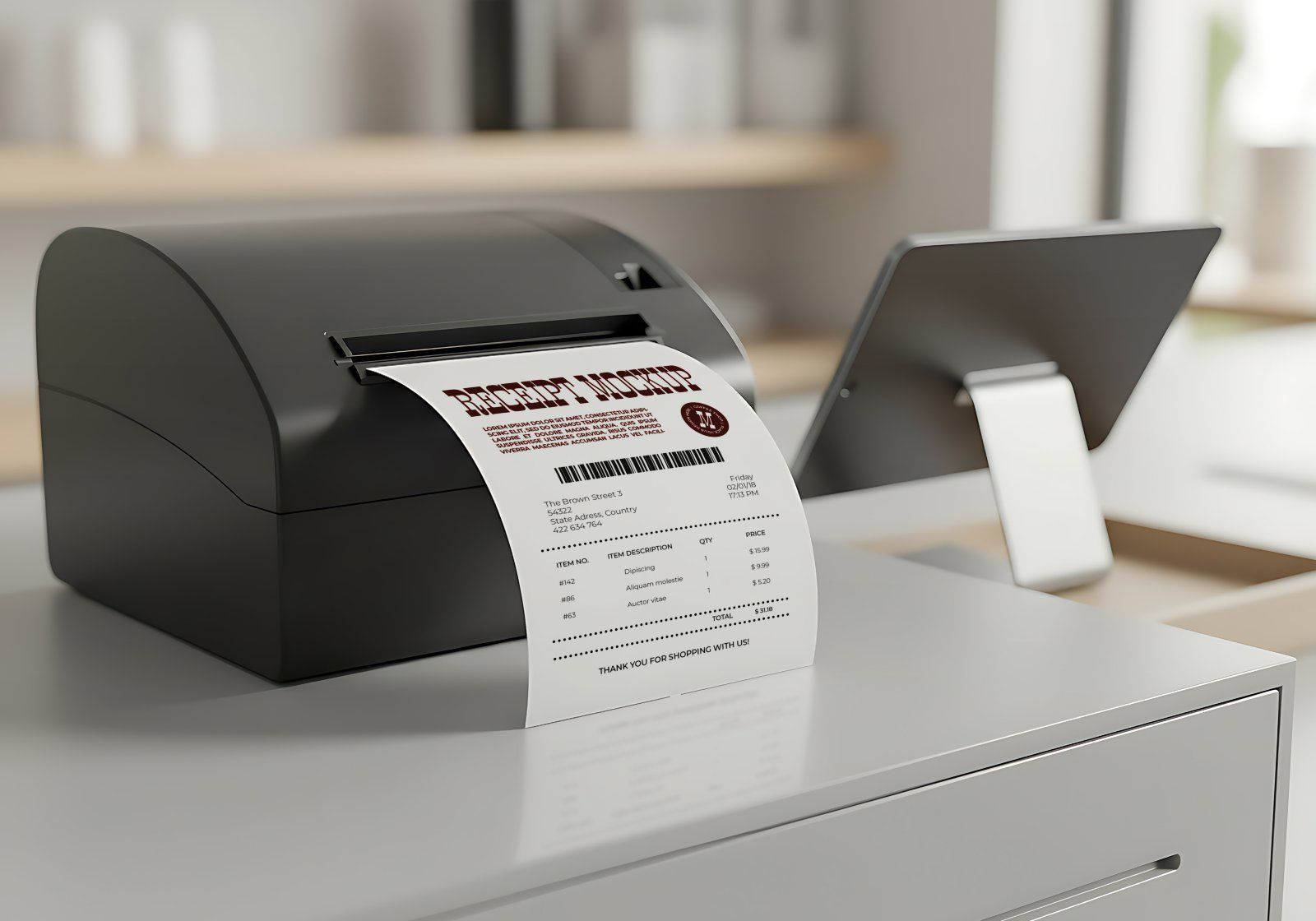 Premium Branding Bread N Coffee Mockup