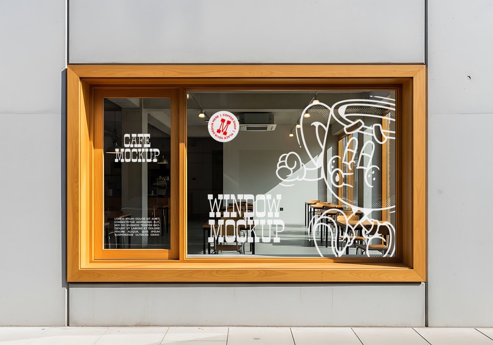 Premium Branding Bread N Coffee Mockup