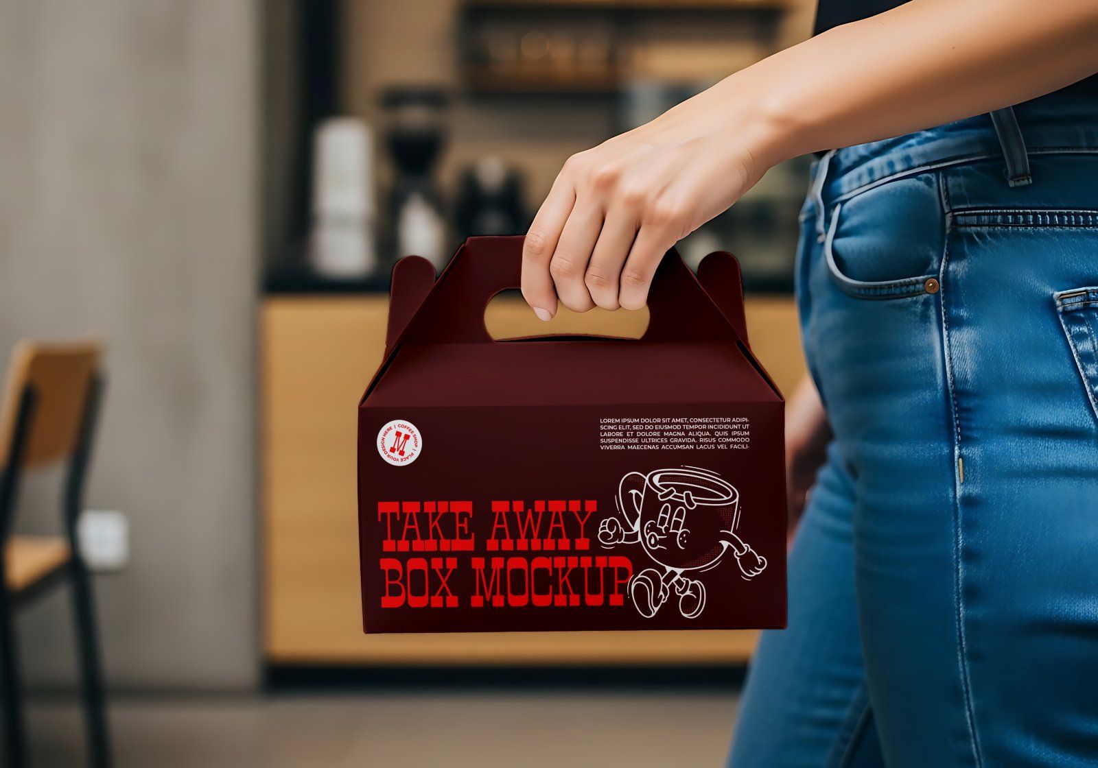 Premium Branding Bread N Coffee Mockup