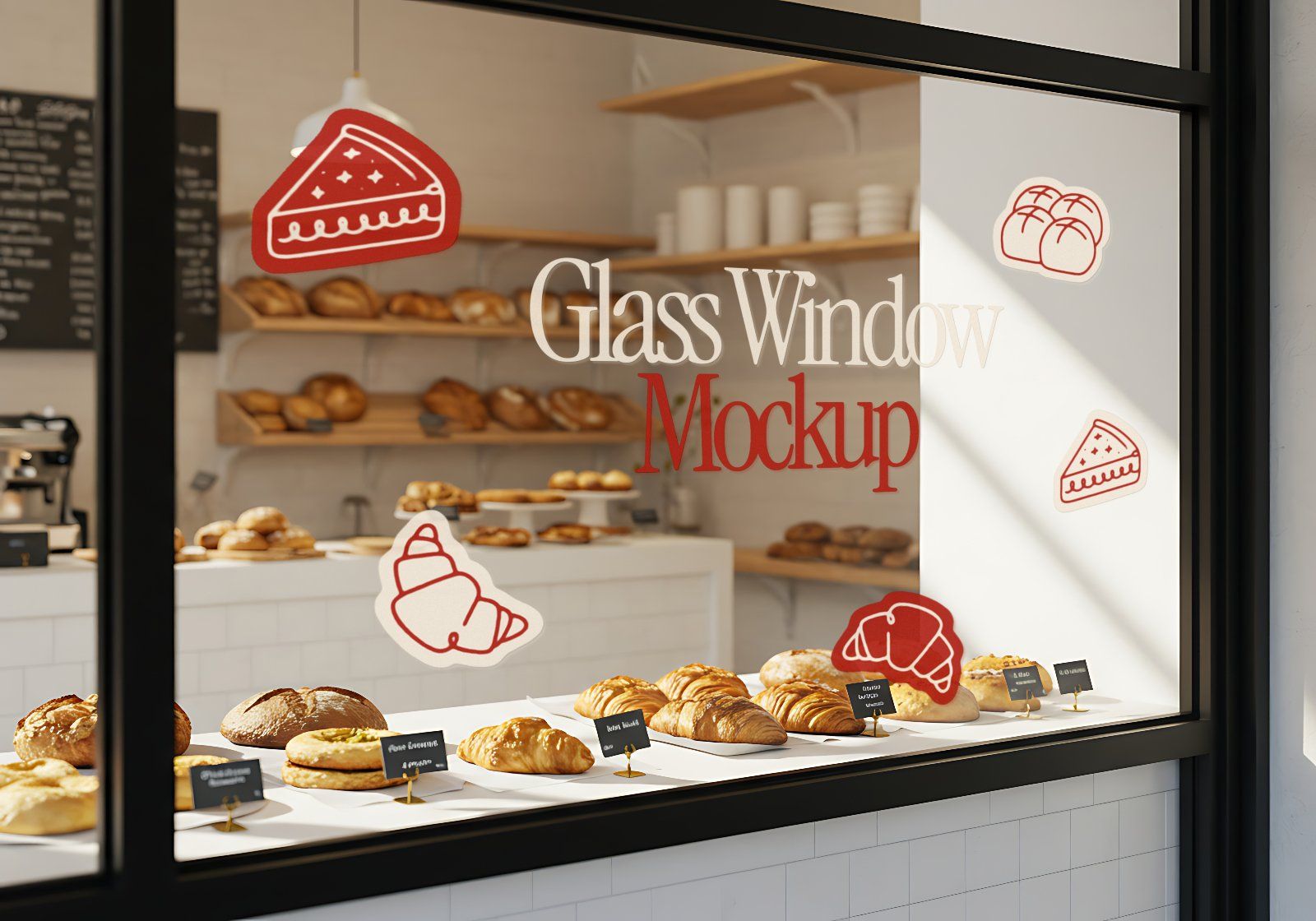 15 Premium Bread and coffee Store Mockup Collection