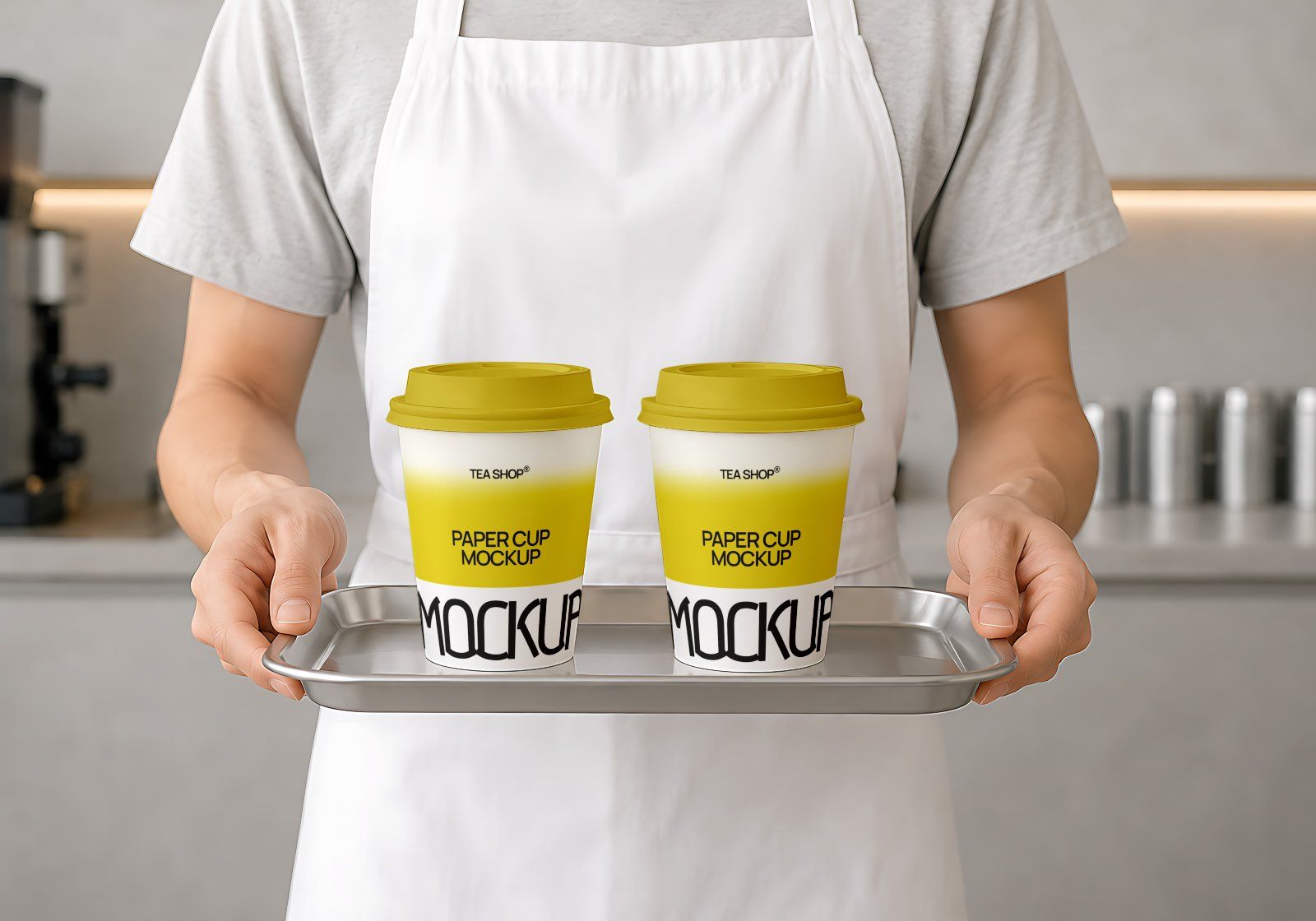 Premium Tea Shop Branding Mockup Bundle – 15 Aesthetic PSD Scenes for Tea House & Artisan Packaging