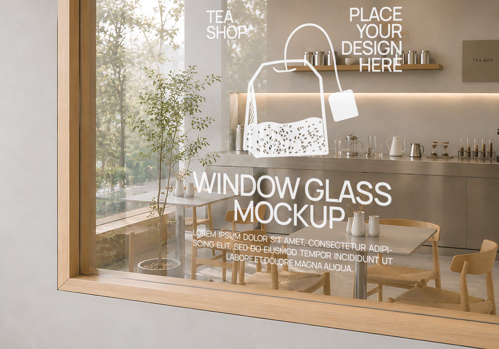 Premium Tea Shop Branding Mockup Bundle – 15 Aesthetic PSD Scenes for Tea House & Artisan Packaging