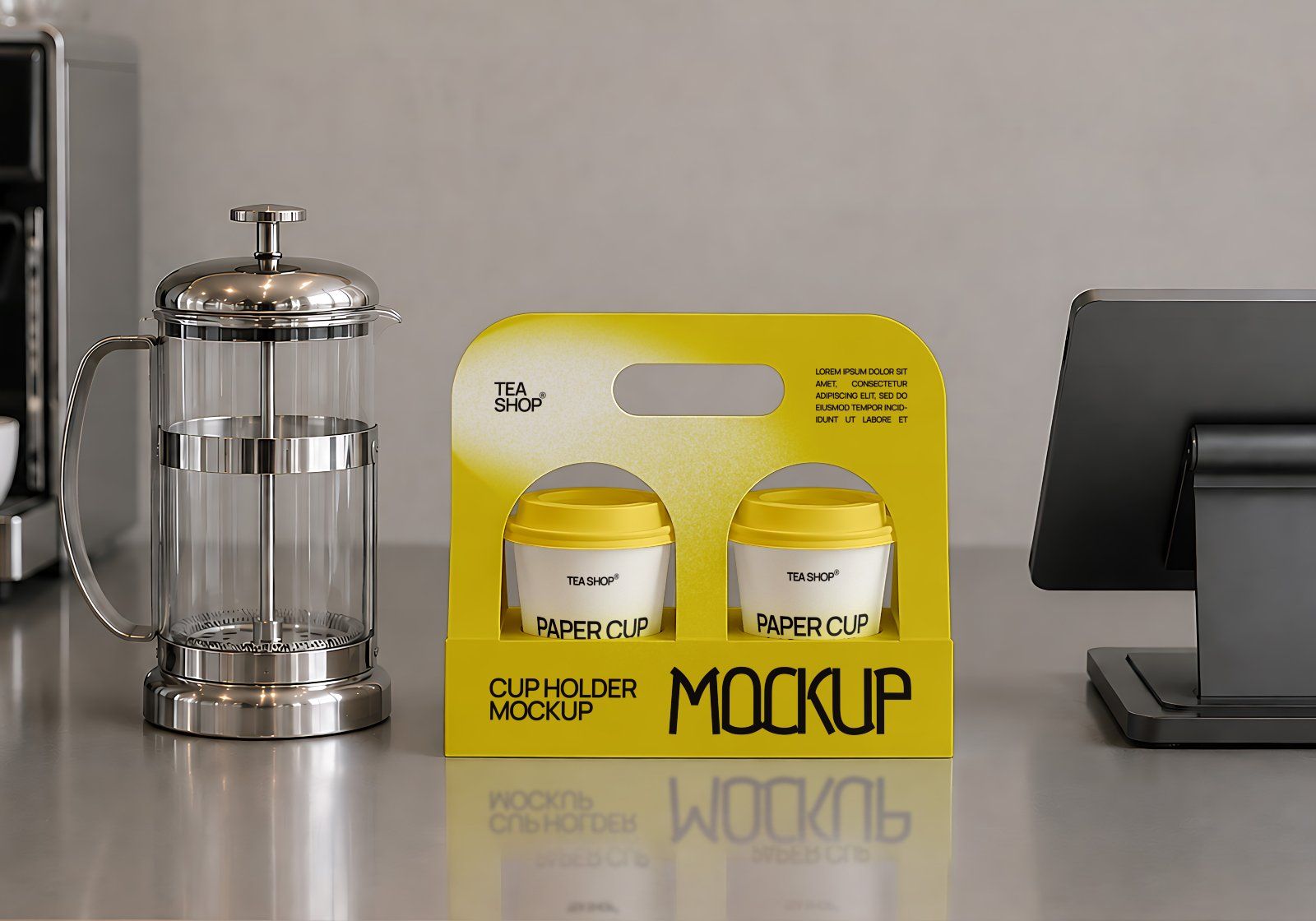 Premium Tea Shop Branding Mockup Bundle – 15 Aesthetic PSD Scenes for Tea House & Artisan Packaging