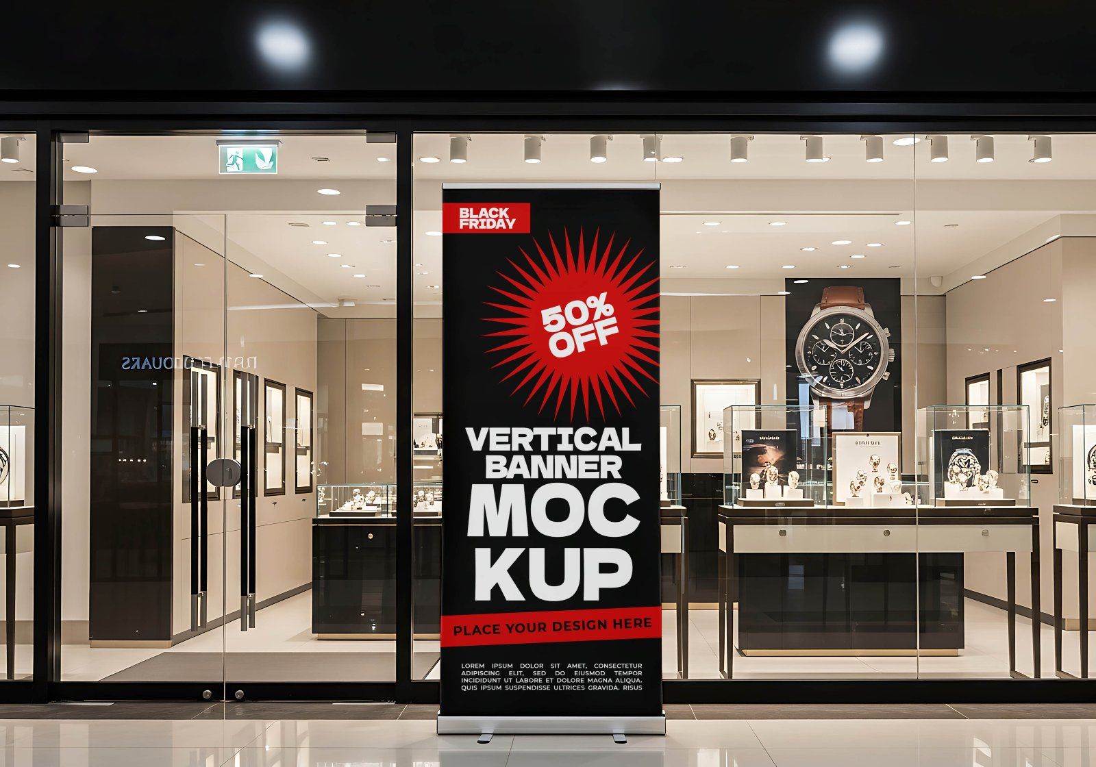 Premium Event Black Friday Mockup