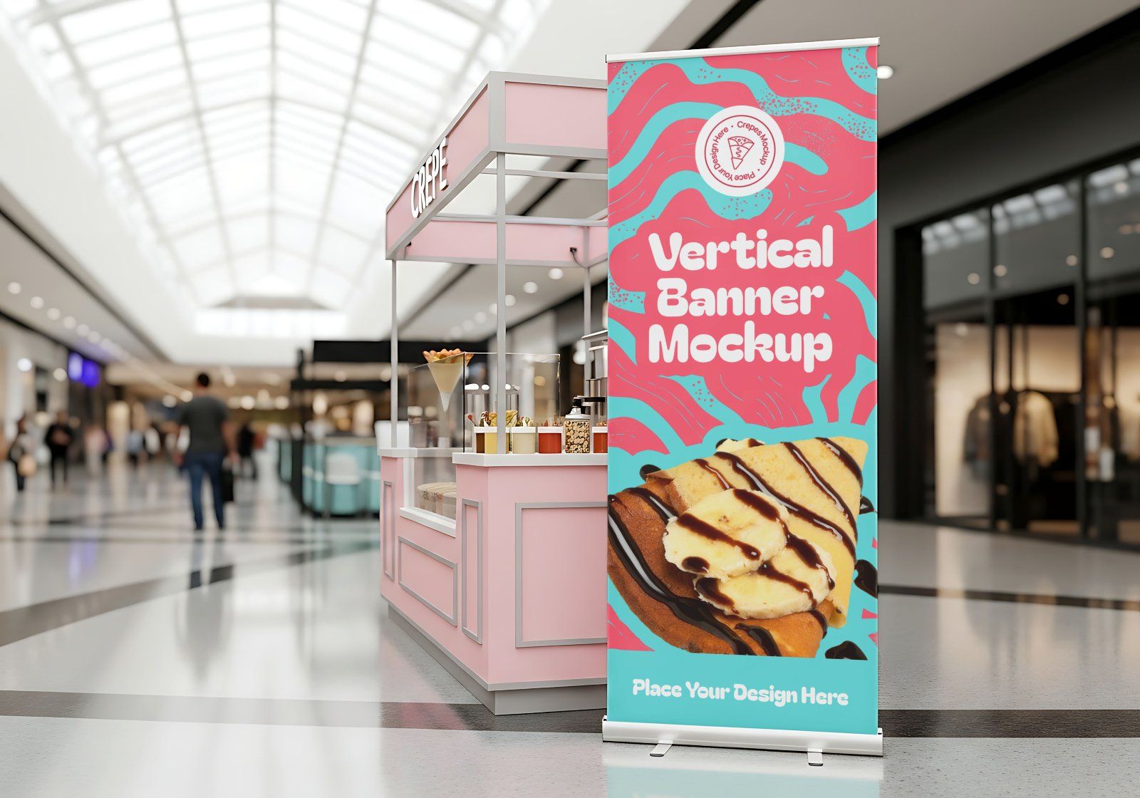 Premium Branding Crepes Mockup