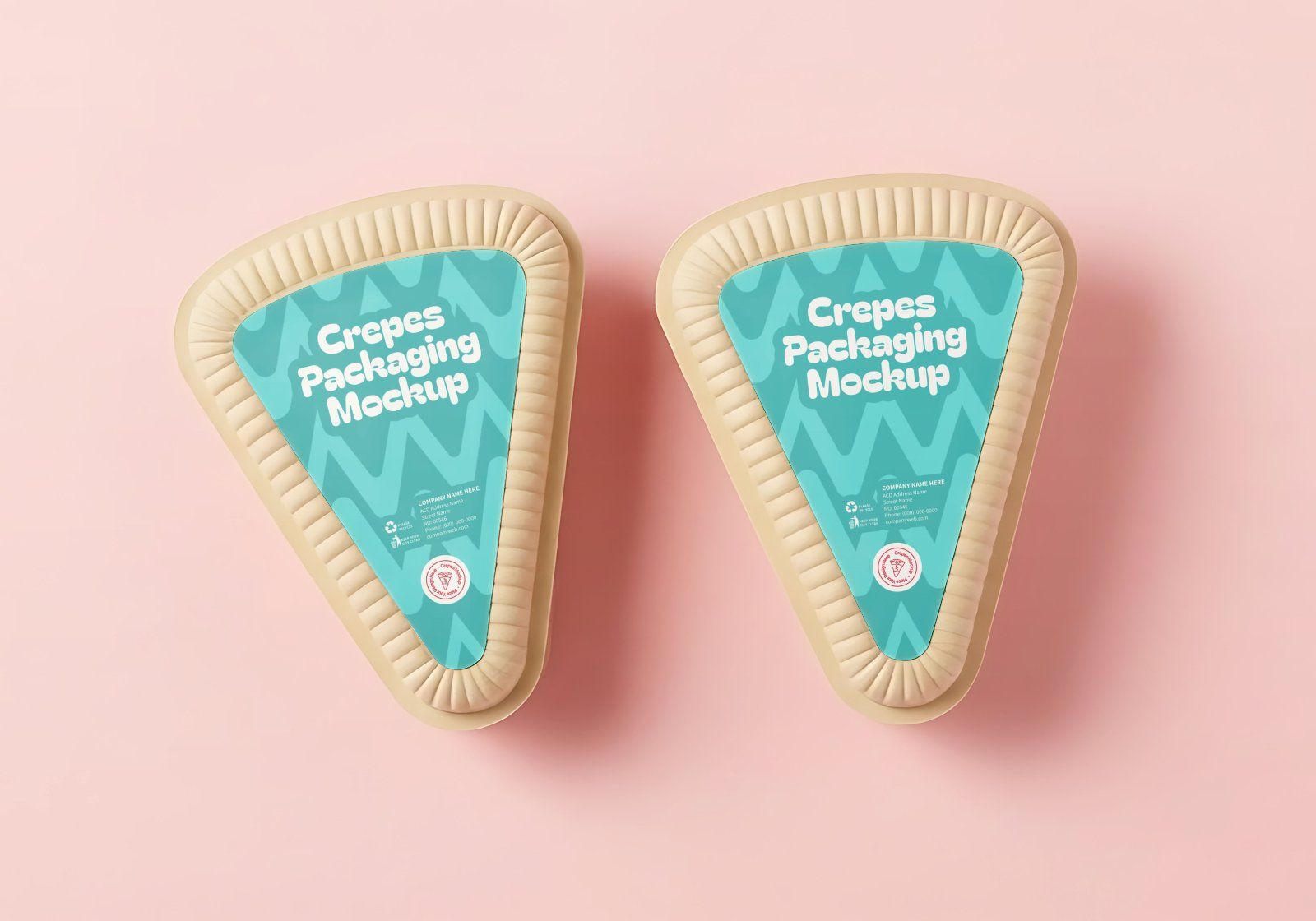 Premium Branding Crepes Mockup