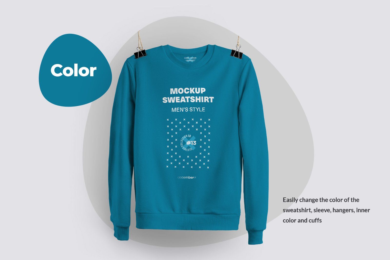 8 Mockups Isolated Sweatshirt