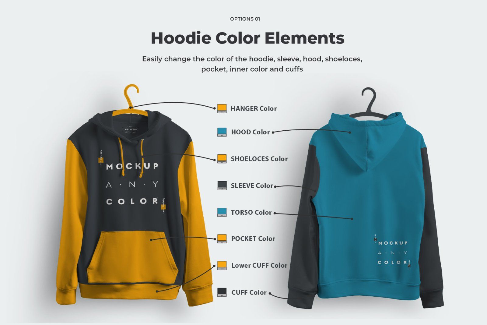 8 Mockups Hoodie
