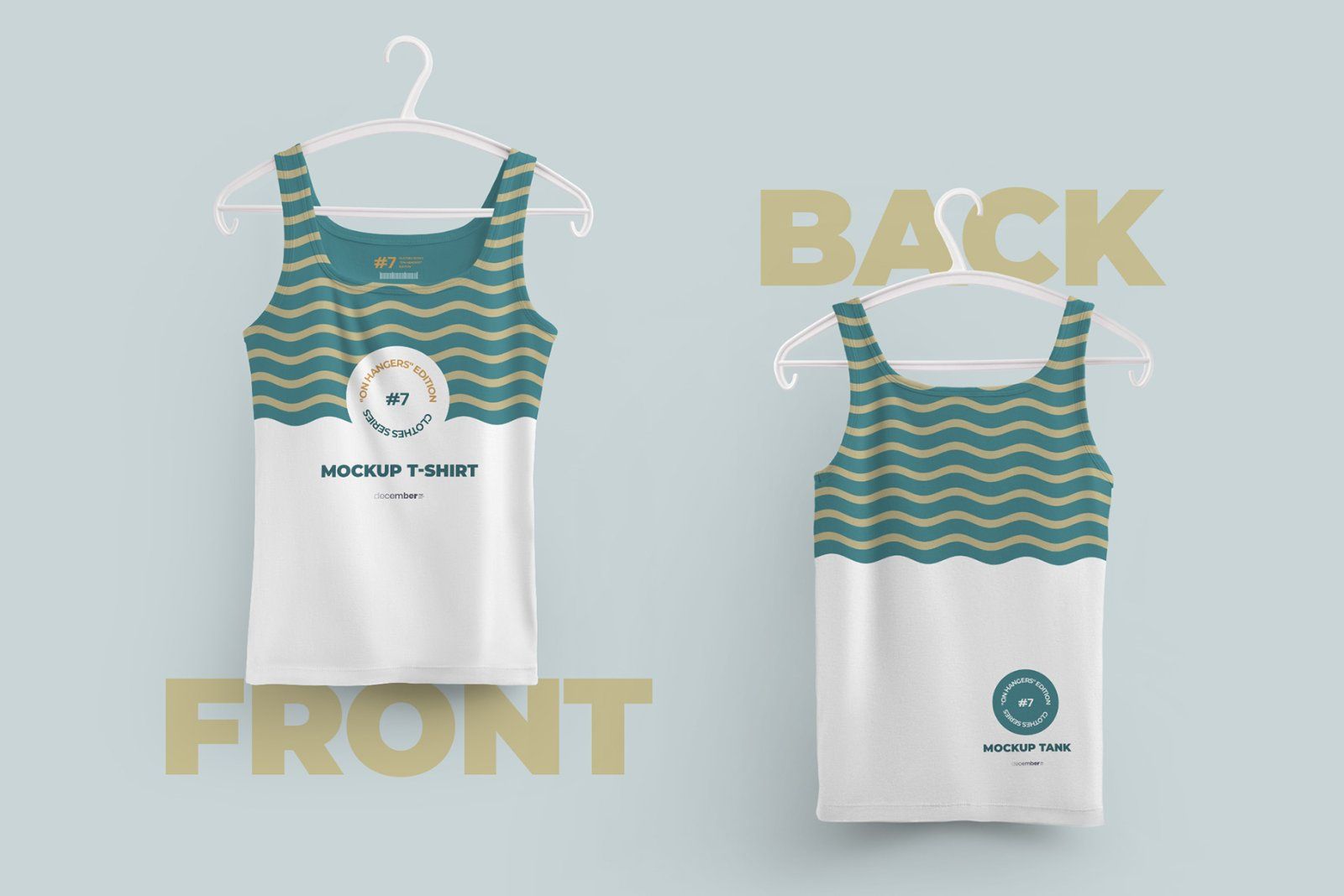 2 Mockups  Tank Top With 6 Different Hangers — image 2