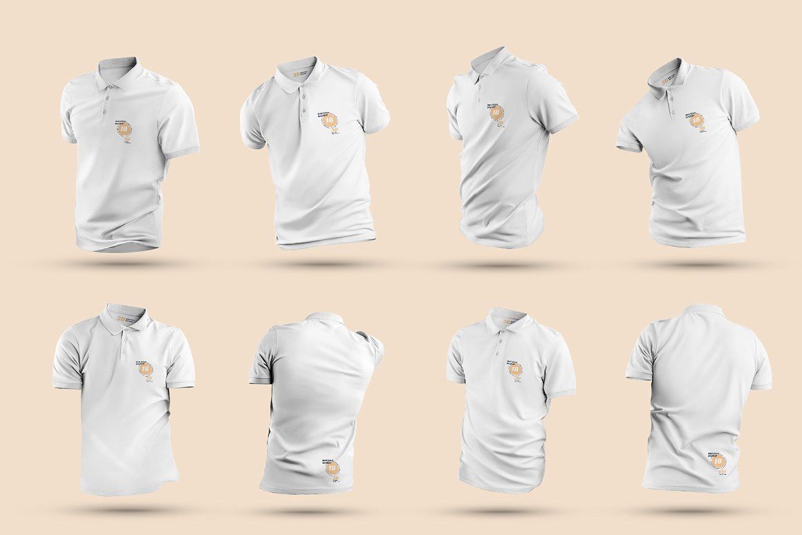 8 Mockups 3D Polo — image 2