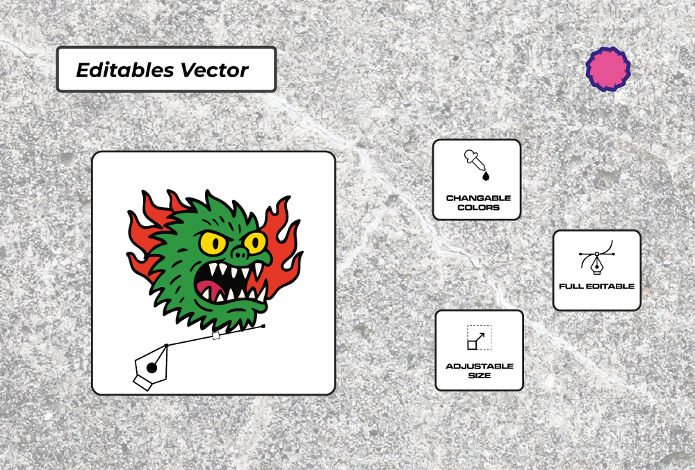 Fun Monsters Design - Vector Files - PNG - SVG — image 3