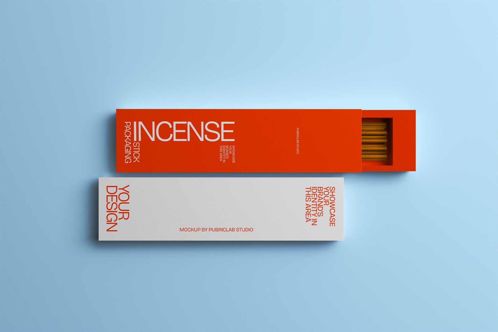 Incense Stick Packaging Mockup