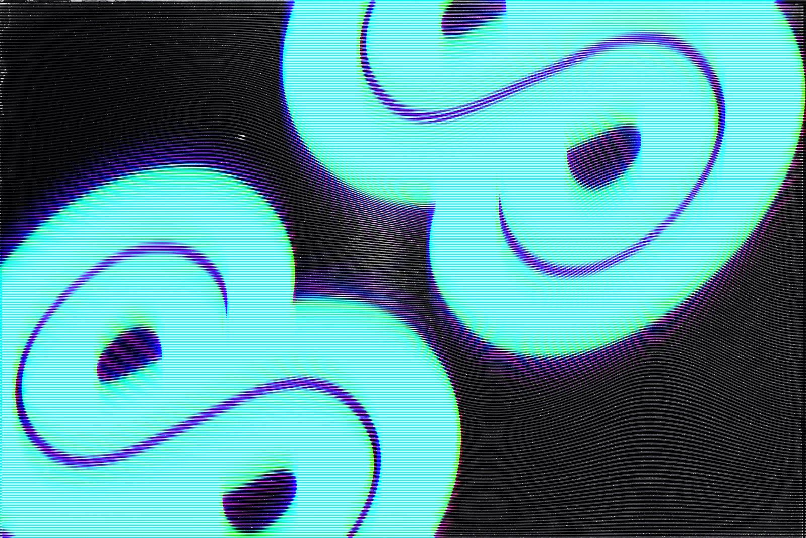 Dissolving Psychedelic Text Effect