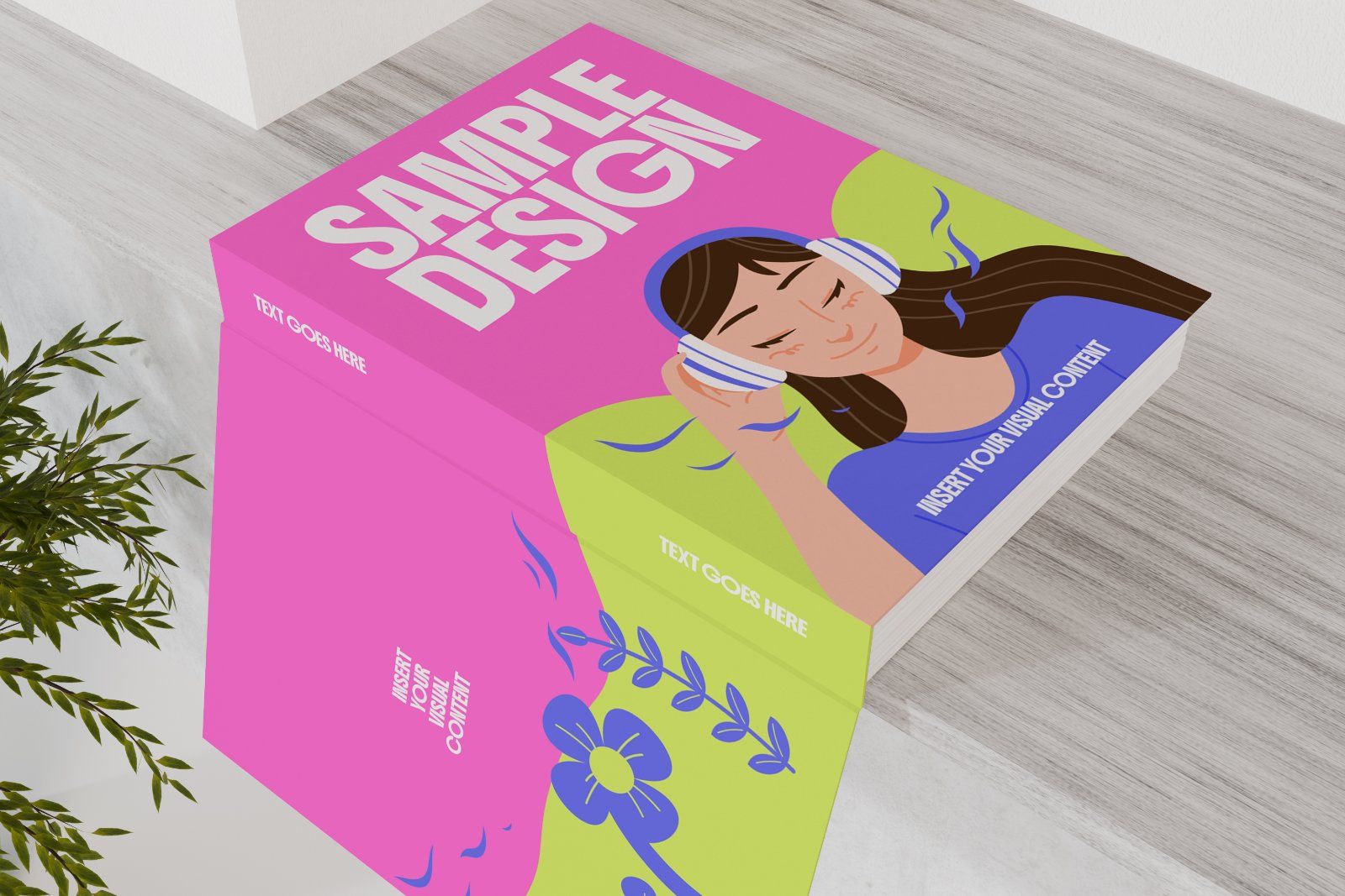 Hard Cover Book Mockup