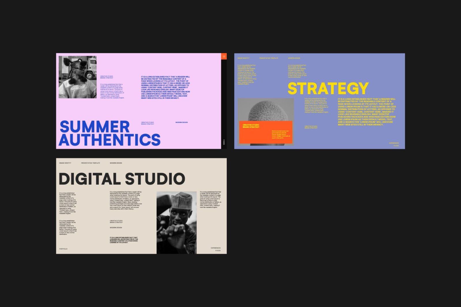 Michael - Brand Portfolio Google Slides