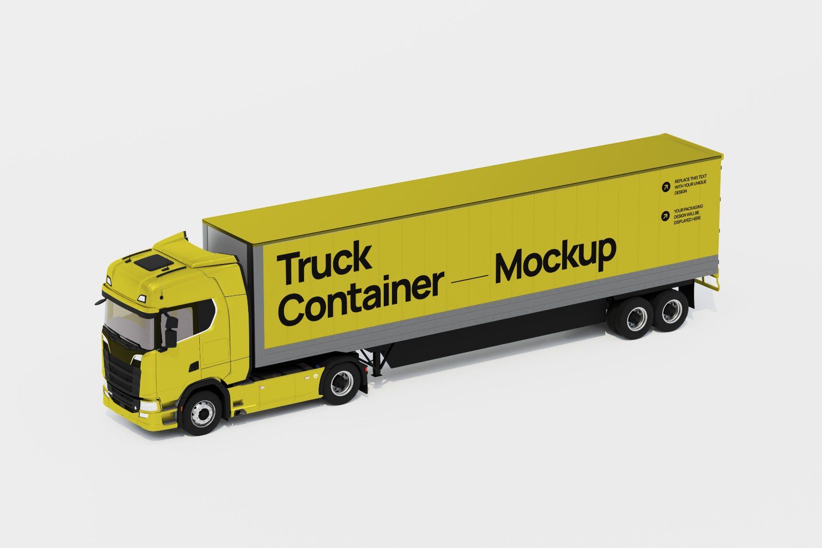Truck Container Mockup