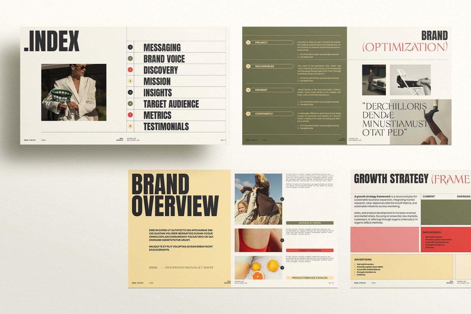 Brand Strategy Presentation Template