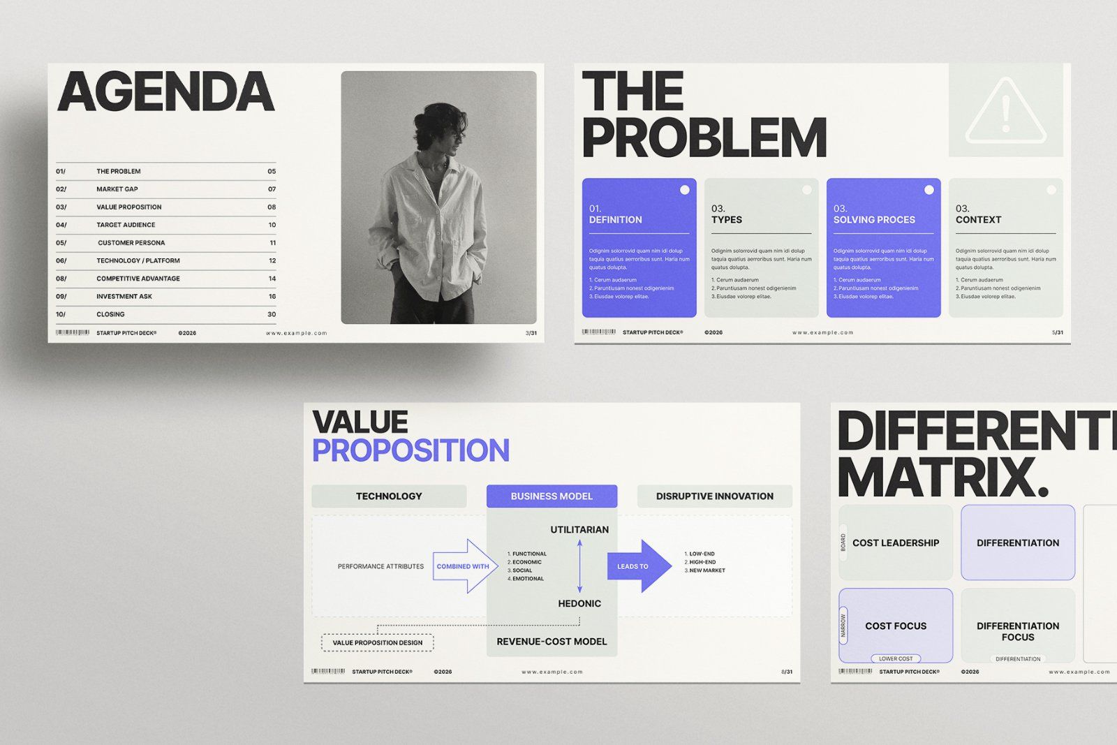 Startup Pitch Deck Presentation Template