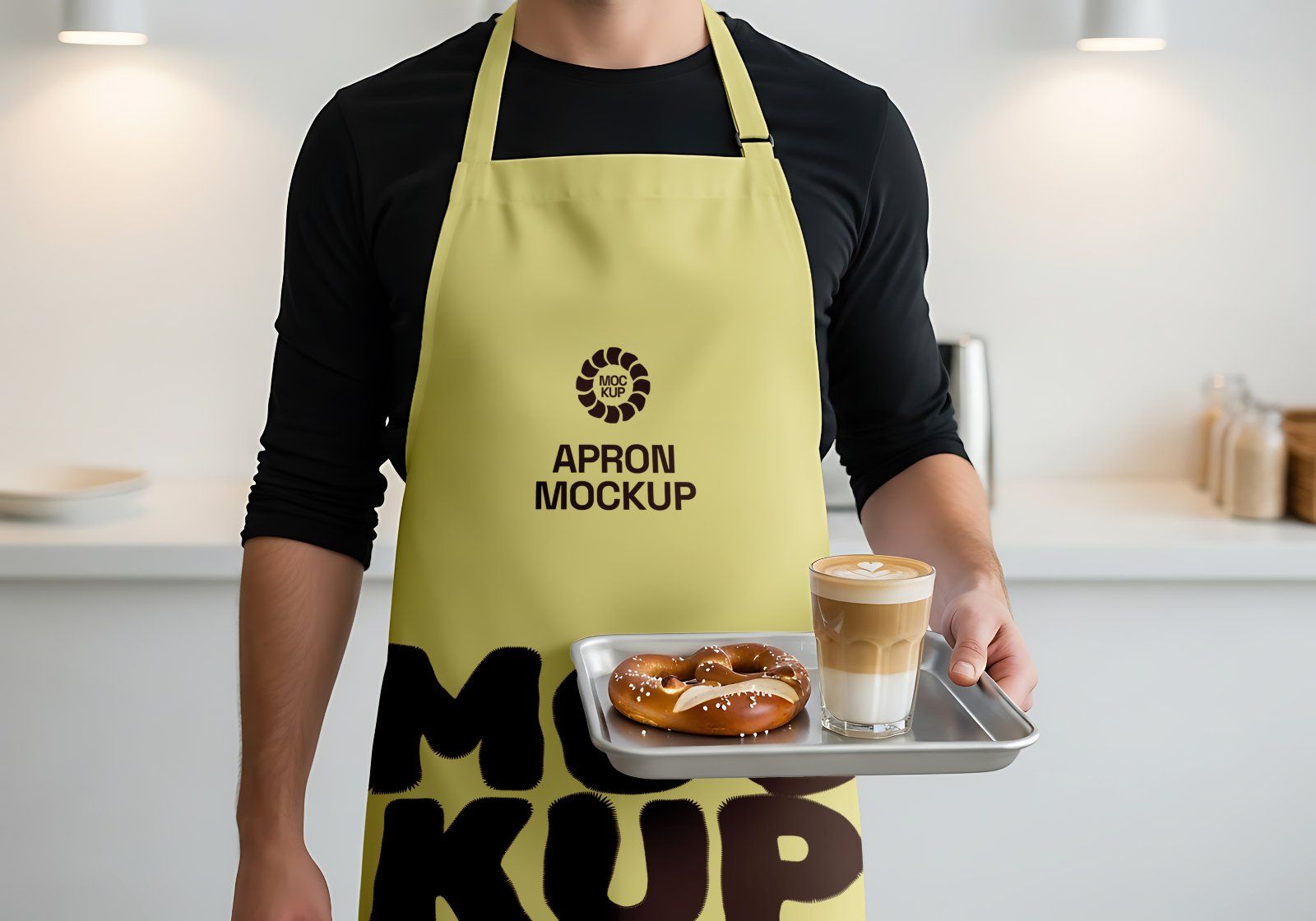 Premium Branding Brown Bakery Store Mockup