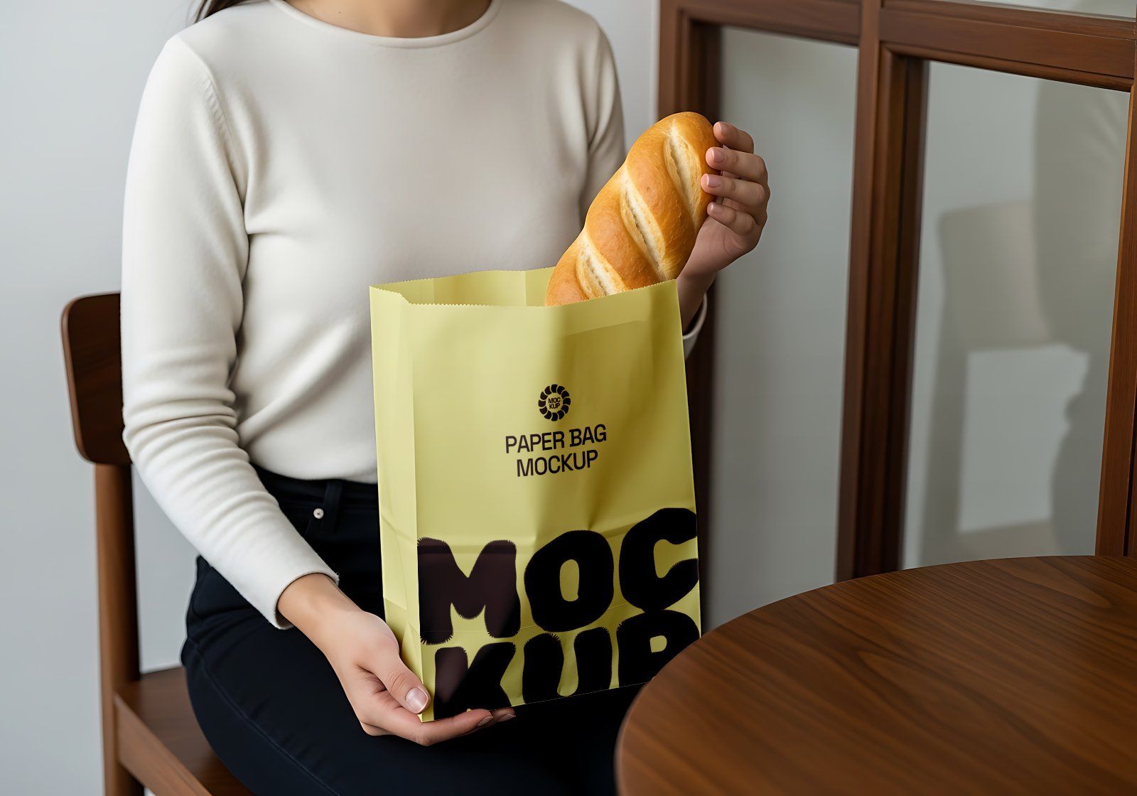 Premium Branding Brown Bakery Store Mockup