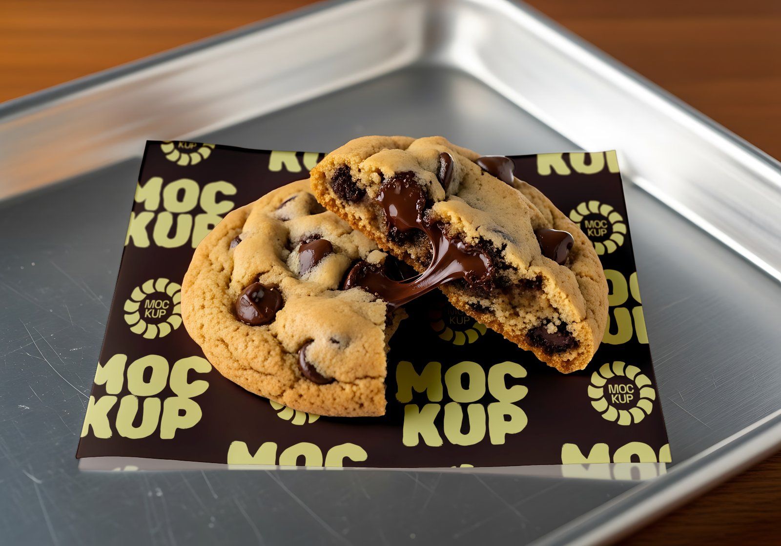 Premium Branding Brown Bakery Store Mockup