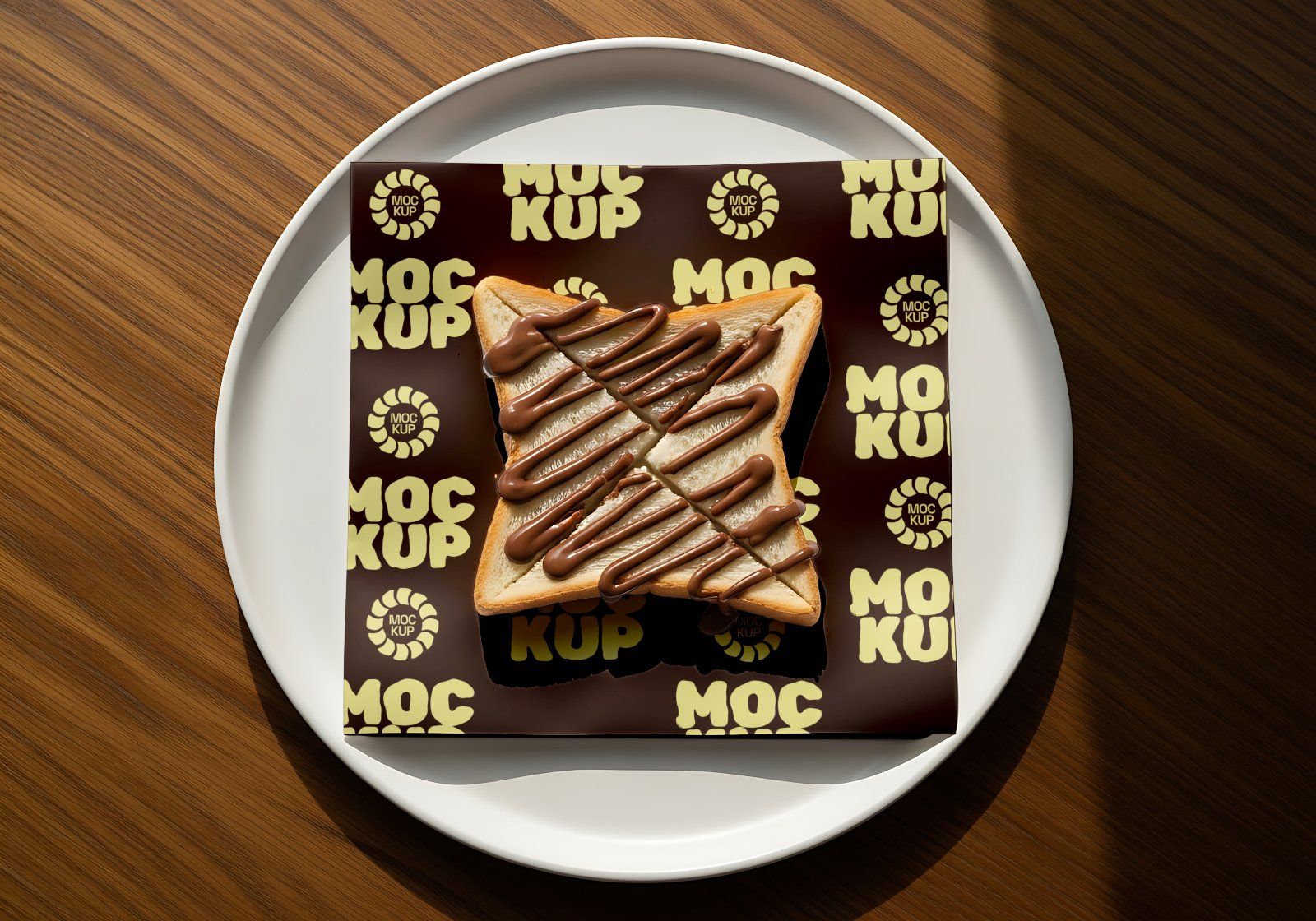 Premium Branding Brown Bakery Store Mockup