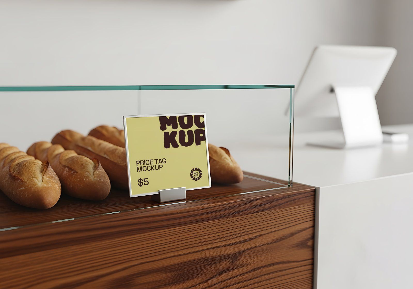 Premium Branding Brown Bakery Store Mockup