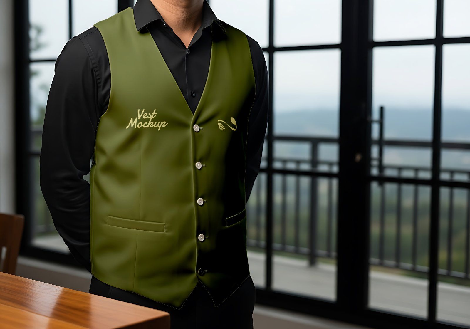 Premium Branding Restaurant Mockup