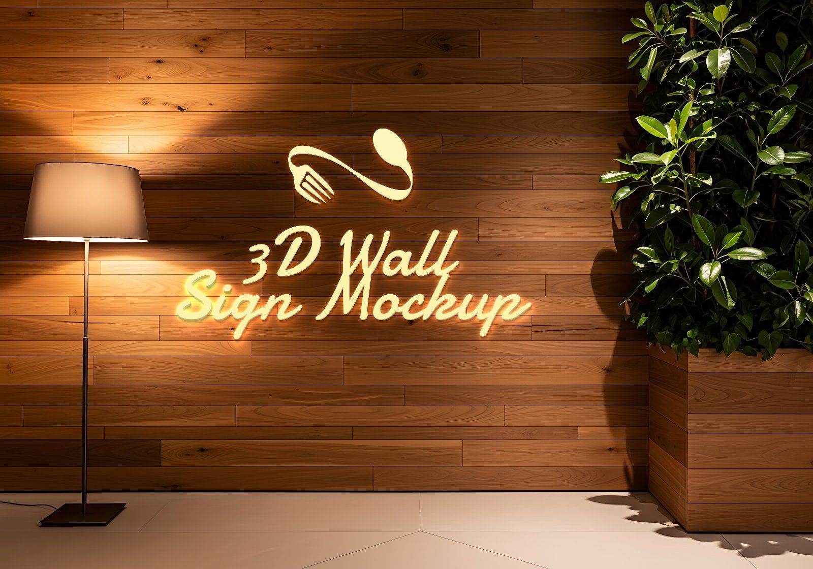 Premium Branding Restaurant Mockup