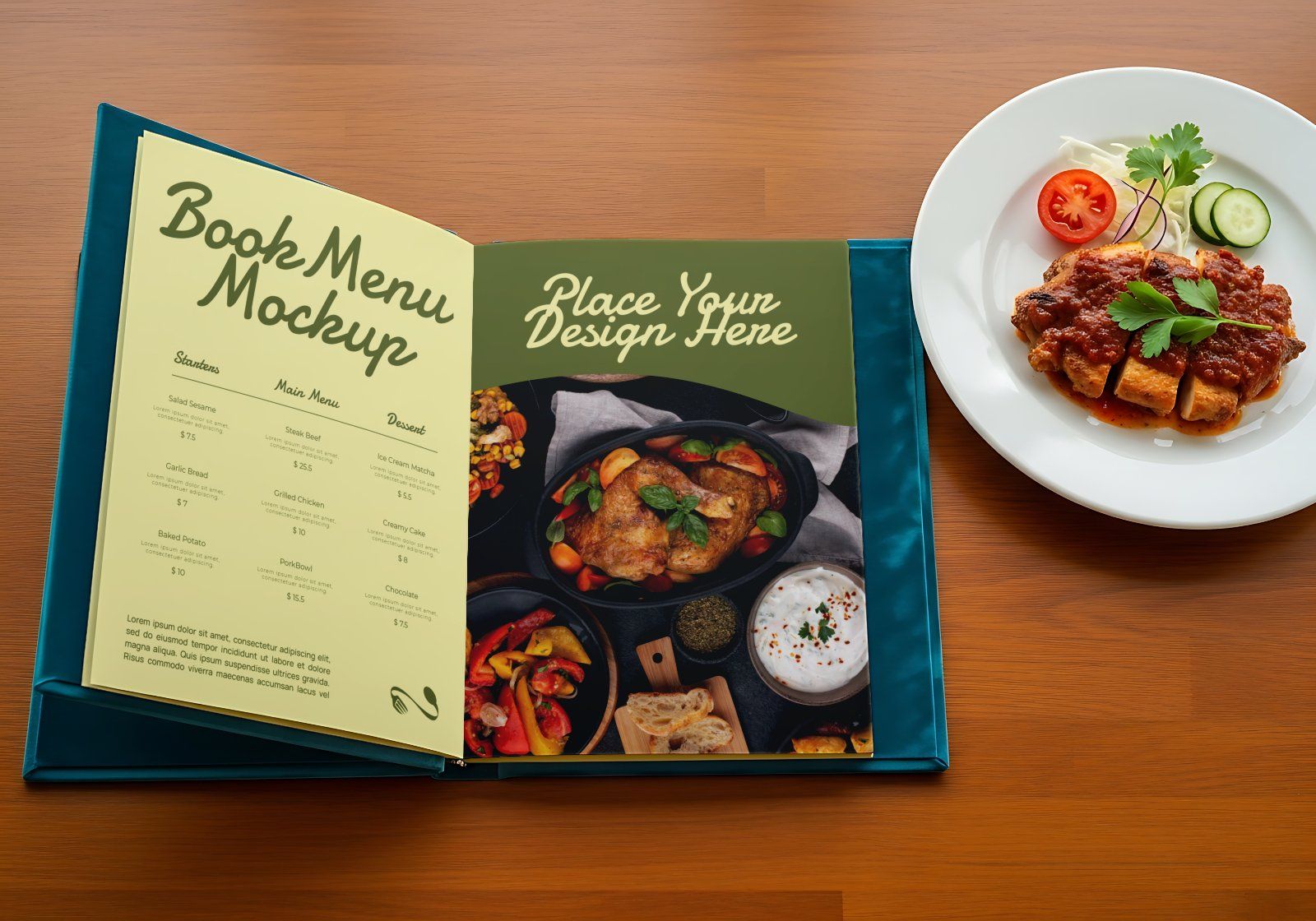 Premium Branding Restaurant Mockup
