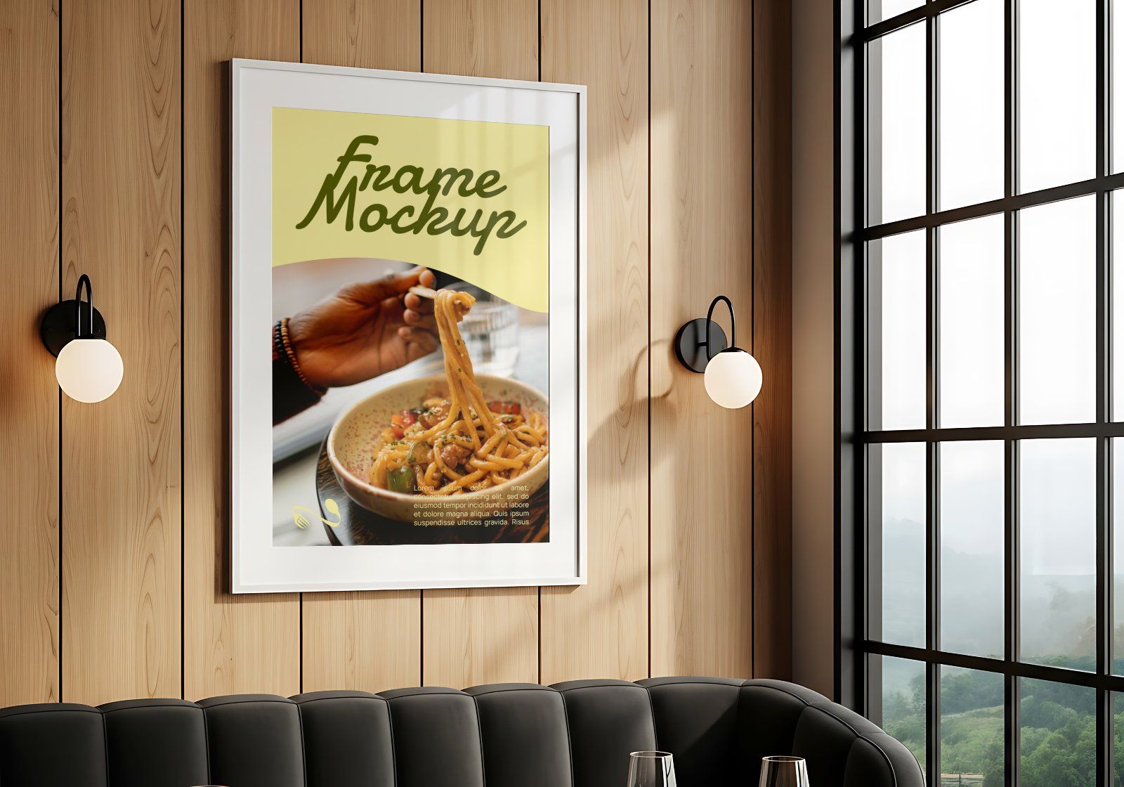 Premium Branding Restaurant Mockup