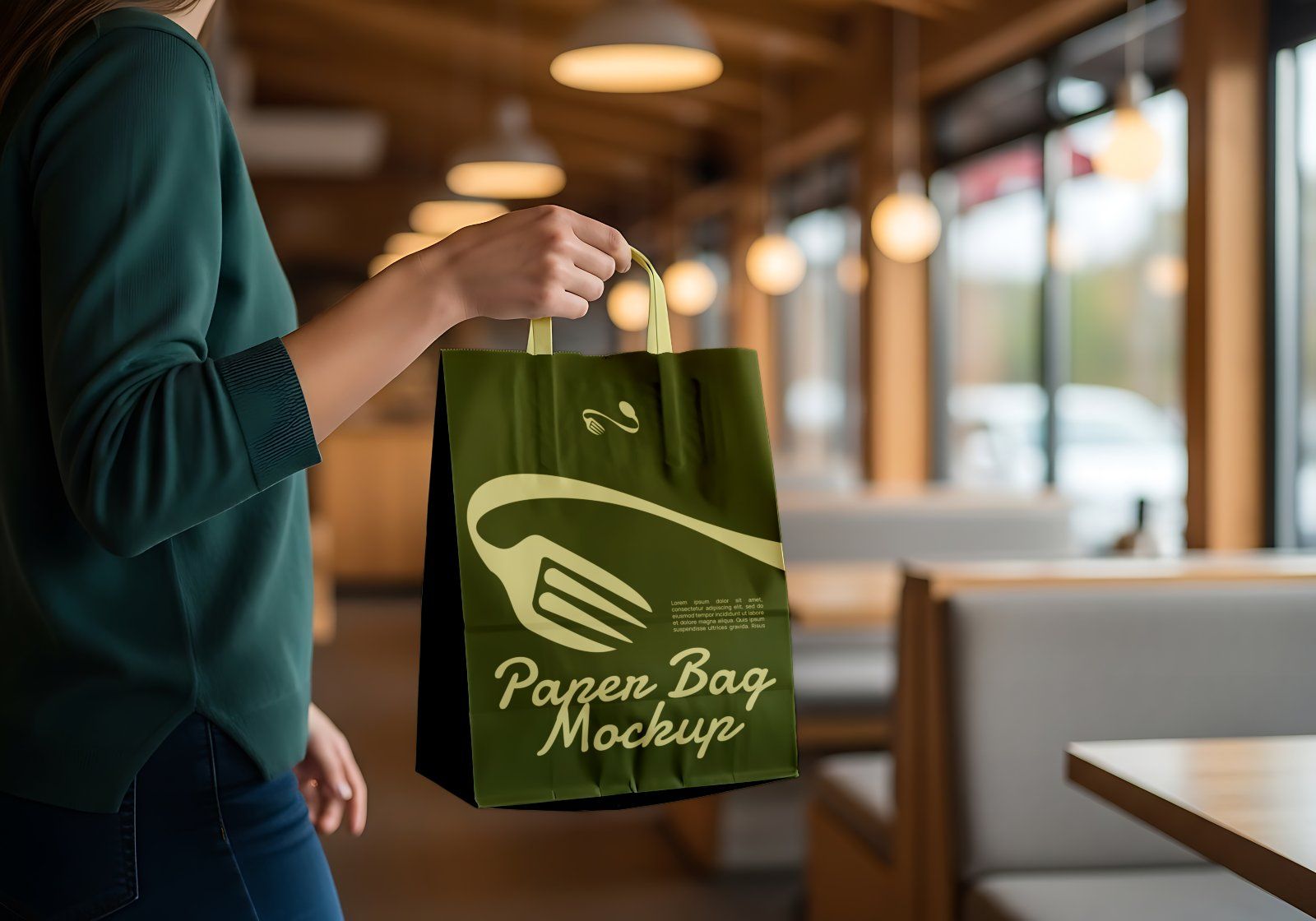 Premium Branding Restaurant Mockup