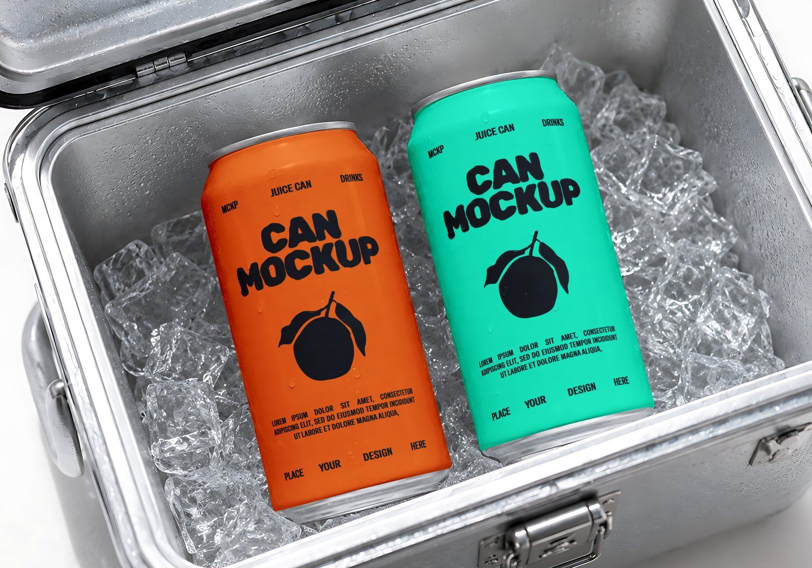 Premium Beverage Packaging Mockup Bundle – 15 Bold PSD Scenes for Modern Juice, Coffee & Soda Brandi