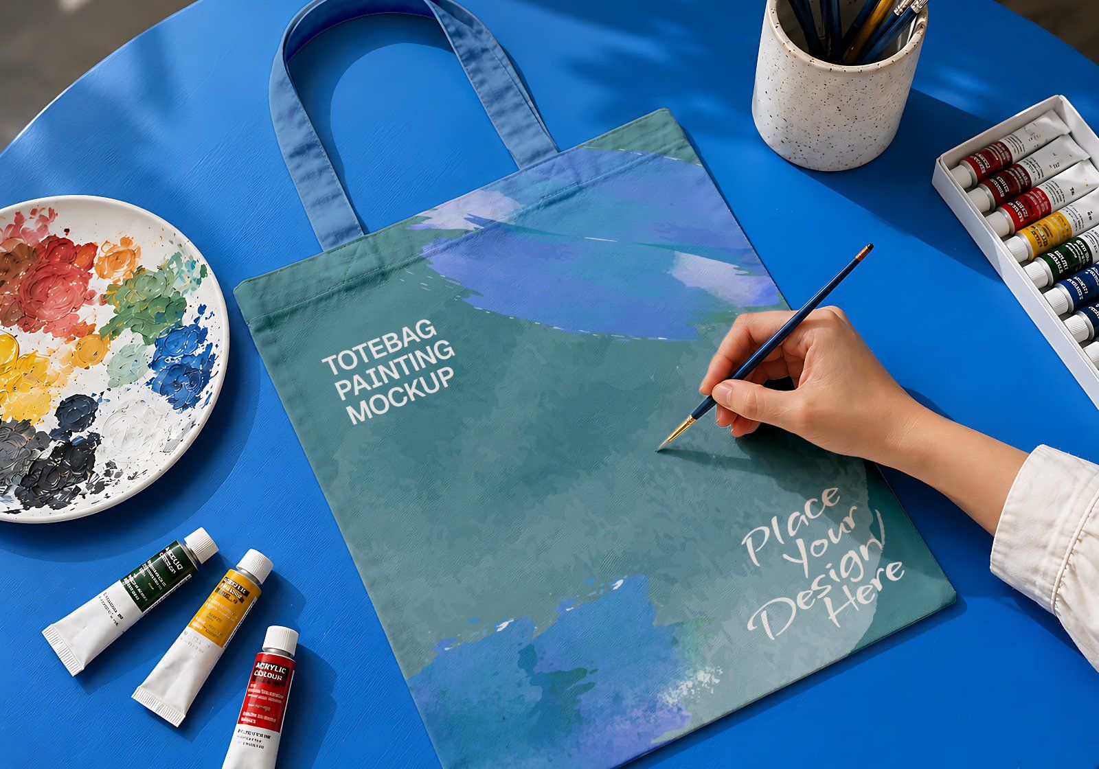 Premium Art Studio & Painting Mockup Bundle – 15 Creative PSD Scenes for Artists, Fine Art Branding