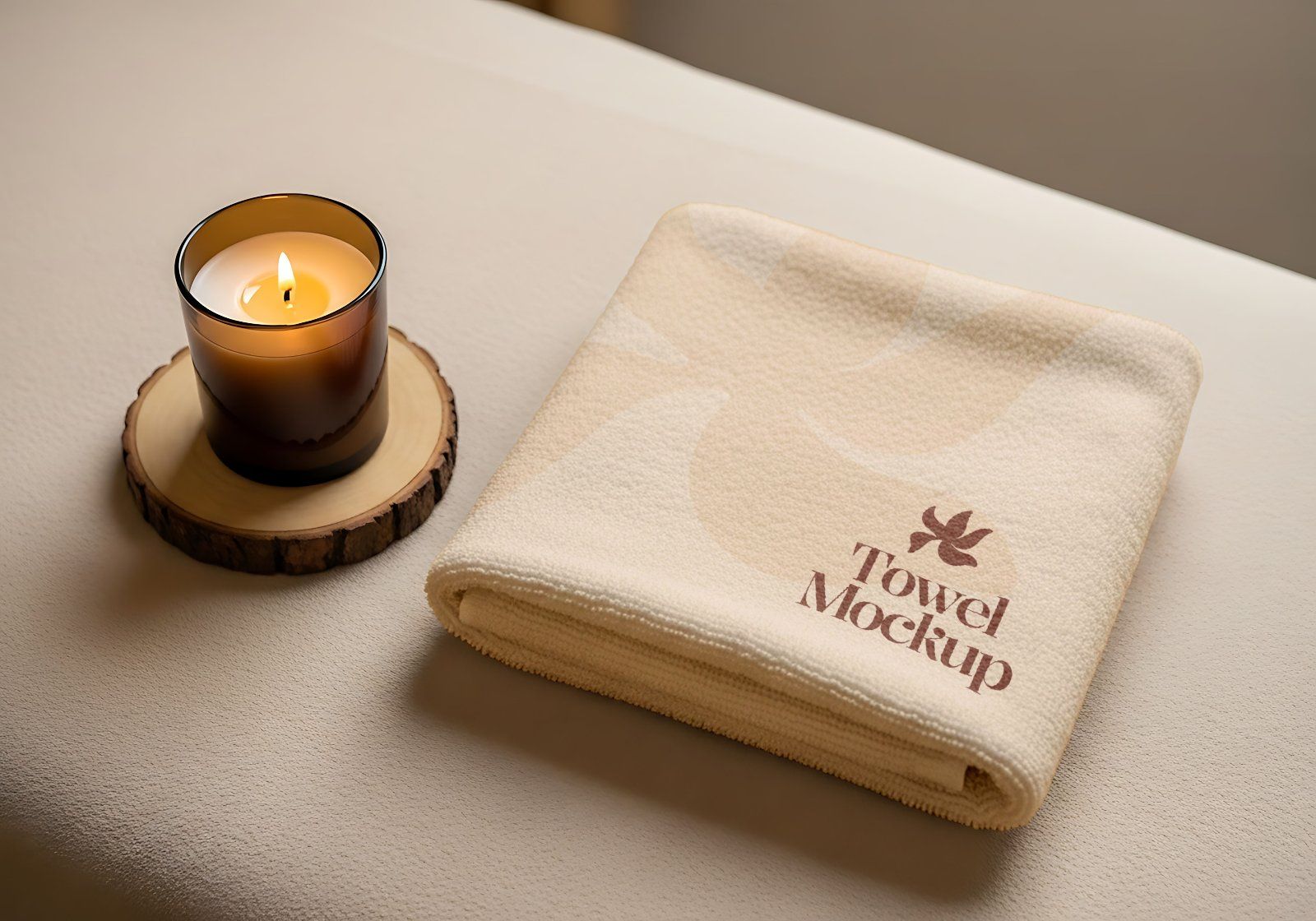 Premium Branding Massage Service Mockup