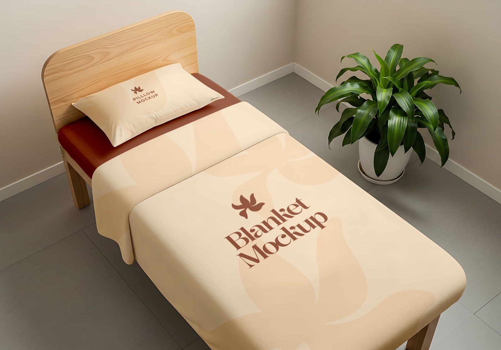 Premium Branding Massage Service Mockup