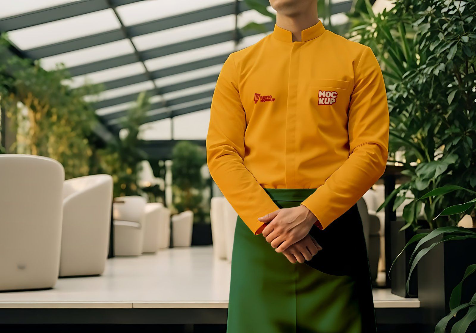 Restaurant Branding Mockup Bundle – 15 Premium PSD Mockups | Menu, Packaging, Cup & Uniform Mockups