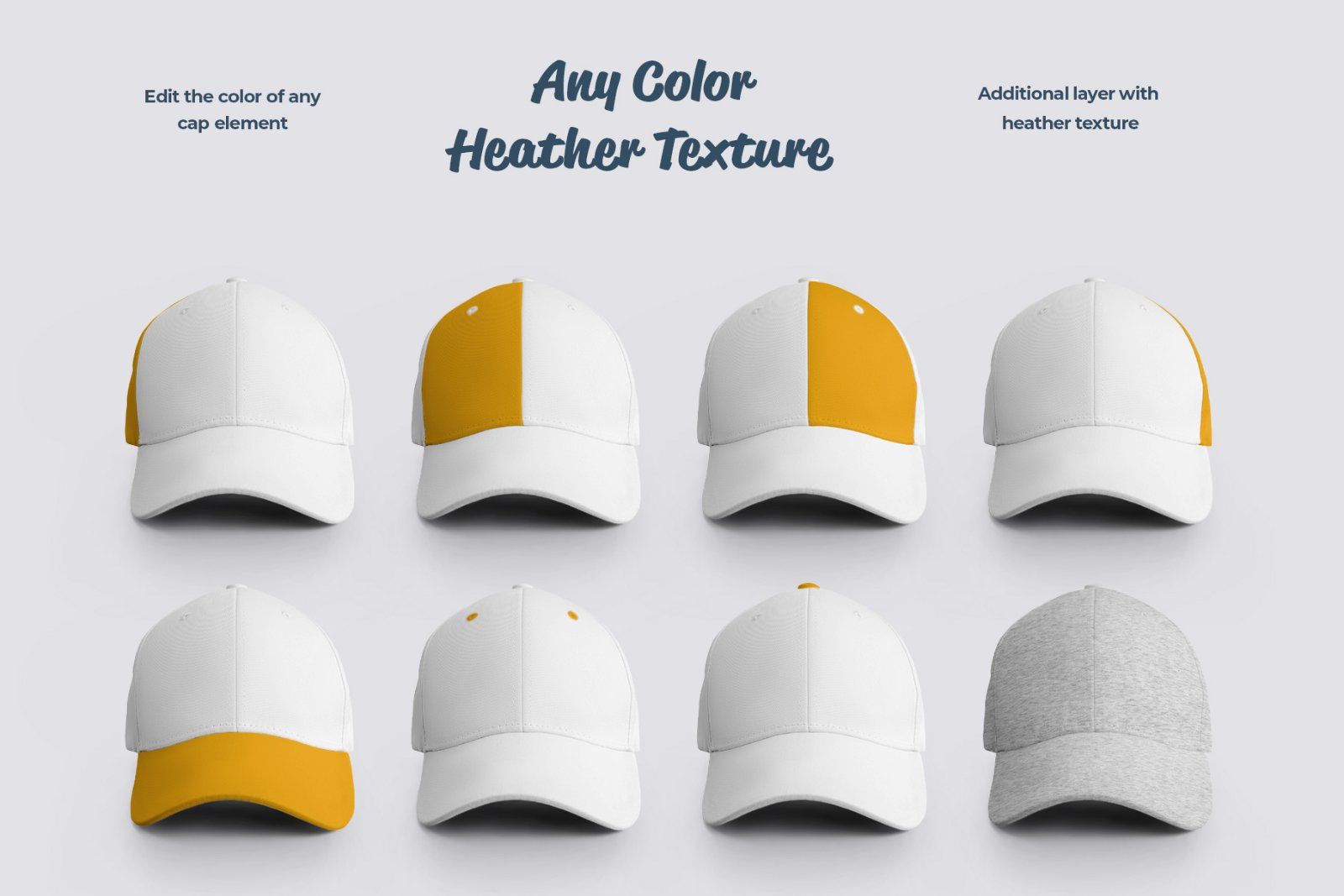 6 Cap Mockups — image 3