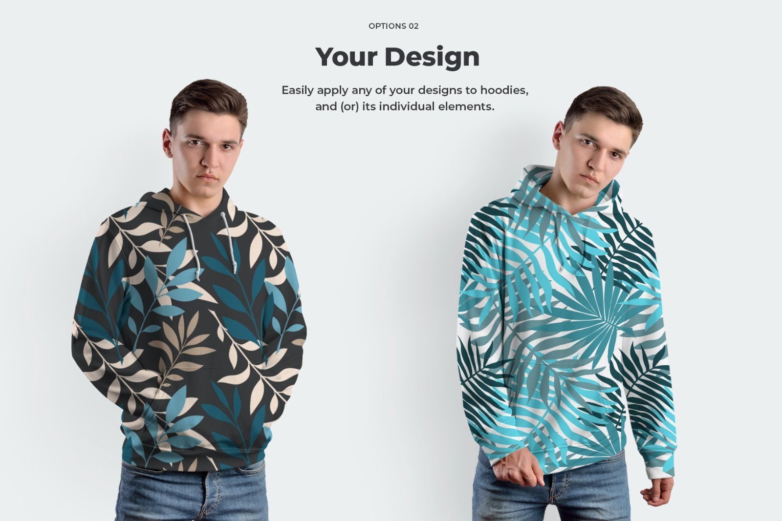 8 Mockups Hoodie on the Man