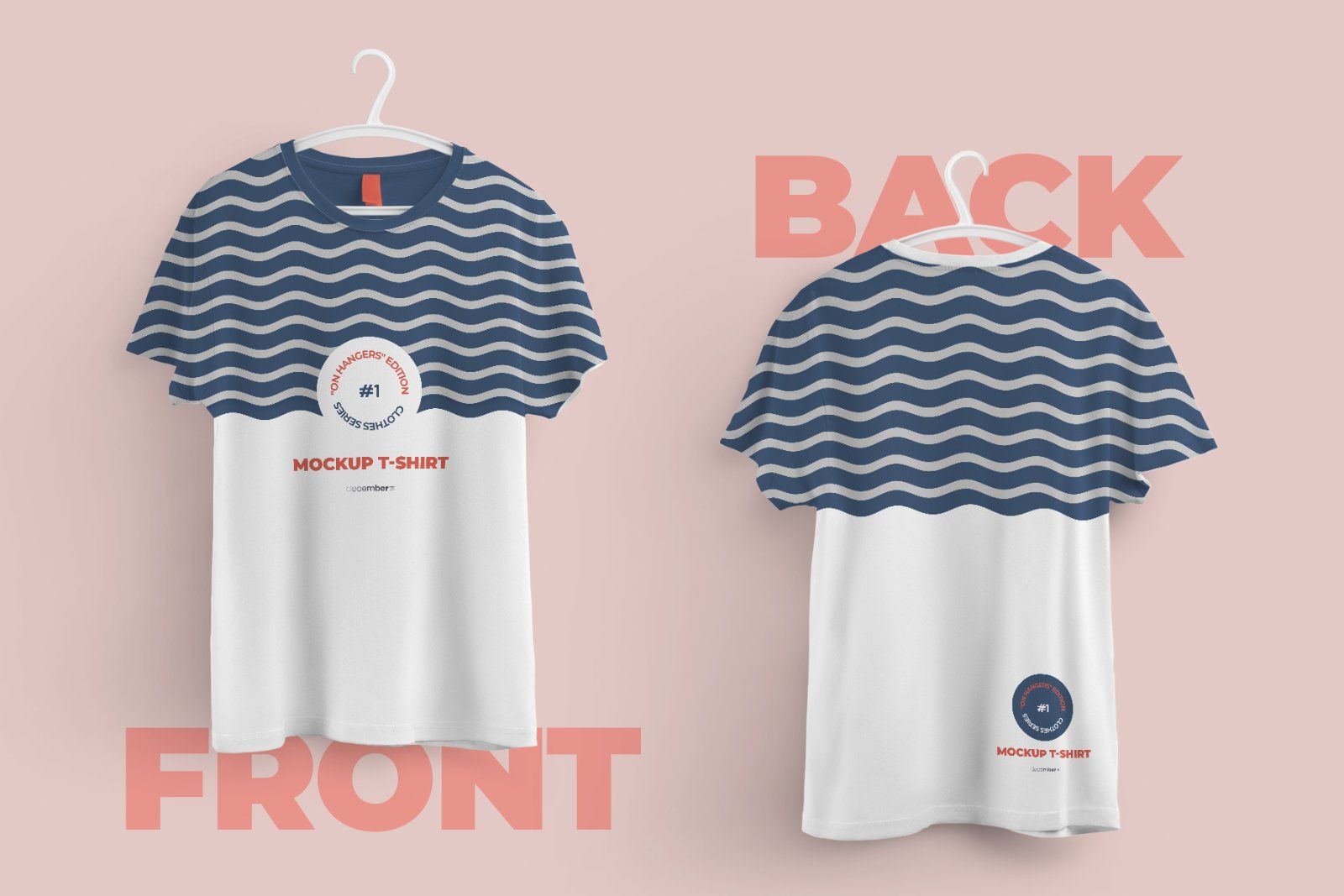 2 Mockups  T-shirts With 6 Different Hangers — image 2