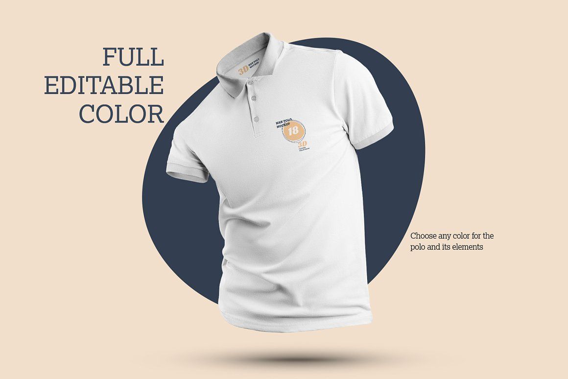 8 Mockups 3D Polo — image 3